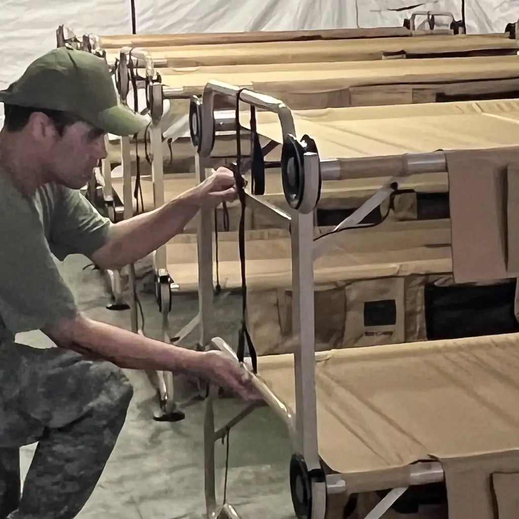 Arm-O-Bunk with Organizers (Tan)