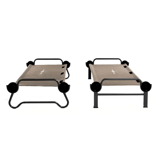 Disc-O-Bed - Large w/ Side Organisers 28" wide - Tan