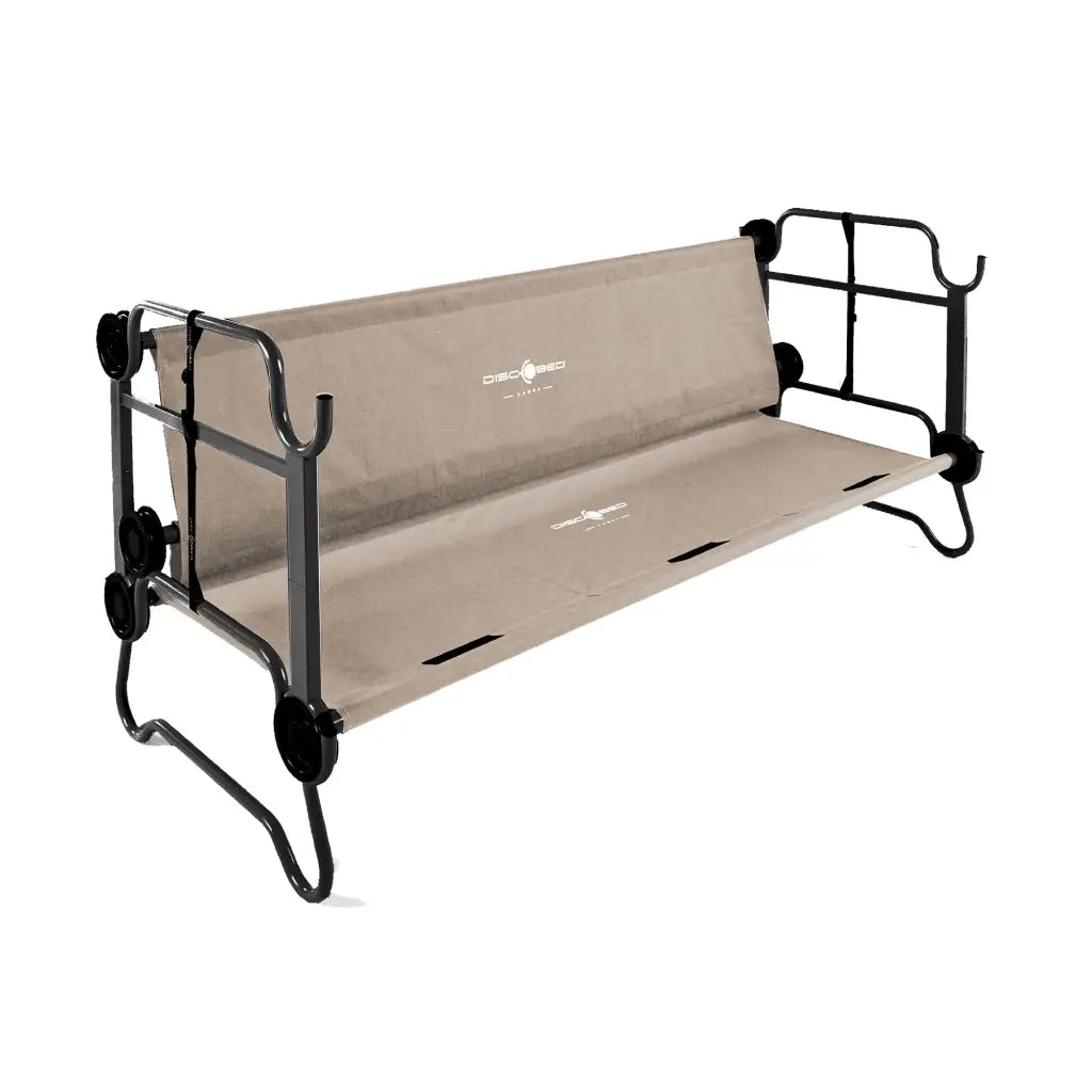 Disc-O-Bed - Large w/ Side Organisers 28" wide - Tan