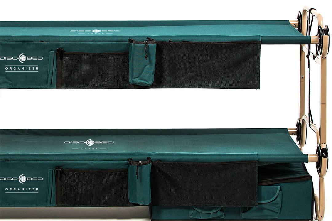 Disc-O-Bed - Large w/ Side Organisers 28" wide