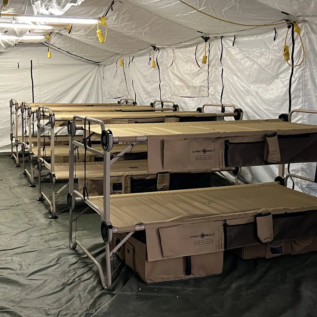 Disc-O-Bed Australia Arm-O-Bunk with Organizers (Tan) Disc-O-Bed