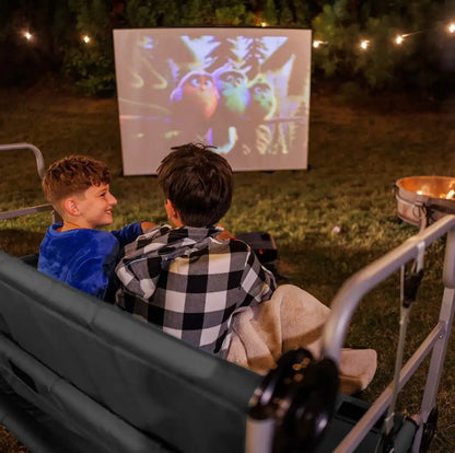 Disc-O-Bed Australia Kid-O-Bunk w/ Organiser - Grey Fabric / Black Steel Frame Disc-O-Bed