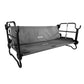 Kid-O-Bunk w/ Organiser - Grey Fabric / Black Steel Frame