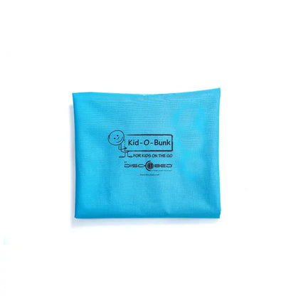 Disc-O-Bed Australia Kid-O-Bunk w/ Organiser - Teal Blue Fabric / Grey Frame Bunks