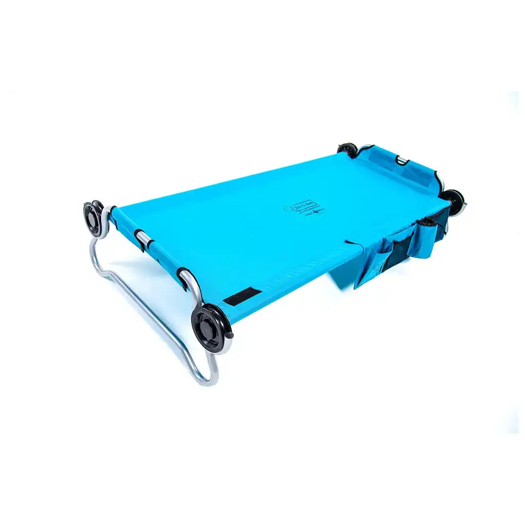 Kid-O-Bunk w/ Organiser - Teal Blue Fabric / Grey Frame