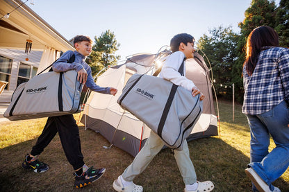 Kid-O-Bunk w/ Organiser - Teal Blue Fabric / Grey Frame